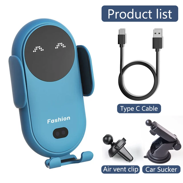 50W araba kablosuz şarj otomatik montaj telefon tutucu iPhone 15 14 13 Pro Max Samsung Xiaomi Huawei telefon indüksiyon hızlı şarj - Görsel 8